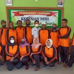 Pembagian Segaram Satgas Kesehatan untuk Anggota Linmas Desa Kalidawe Kecamatan Pucanglaban